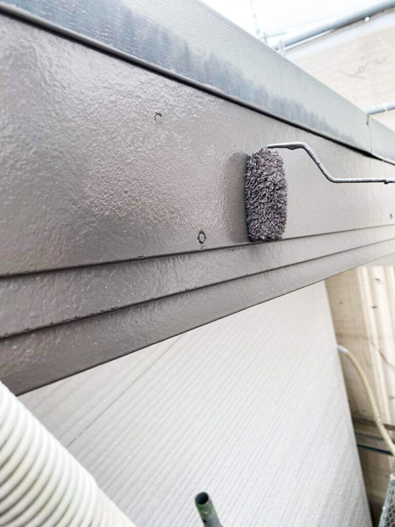 西淀川区外壁塗装施行中