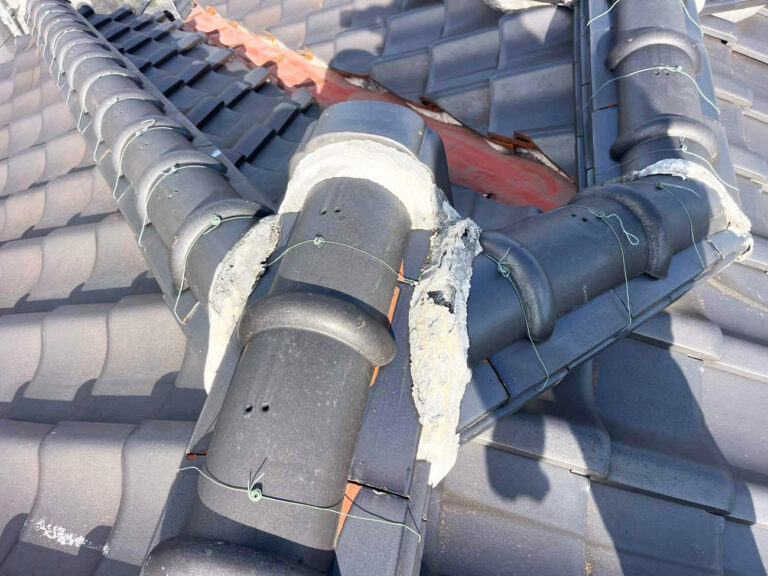 豊中市　瓦屋根修繕　ビフォー