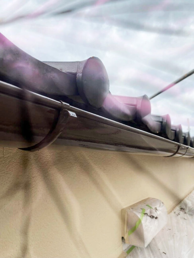 豊中市　外壁塗装リフォーム　施行中